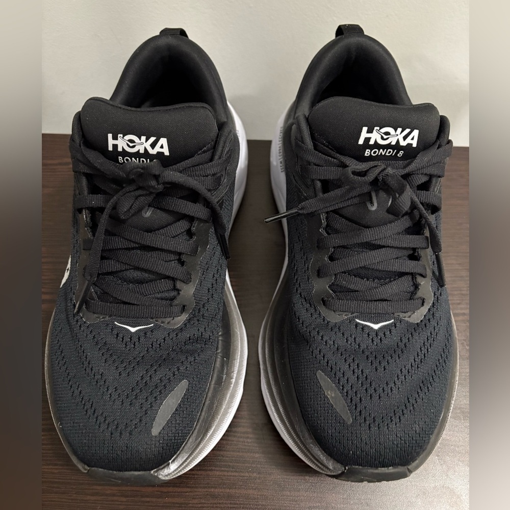 Hoka Bondi 8 Black Running Shoes